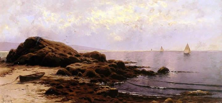 Alfred Thompson Bricher Low Tide Bailey's Island Maine